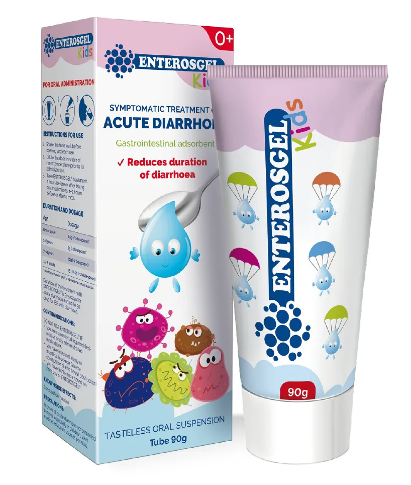 Enterosgel Kids 90g tube and box