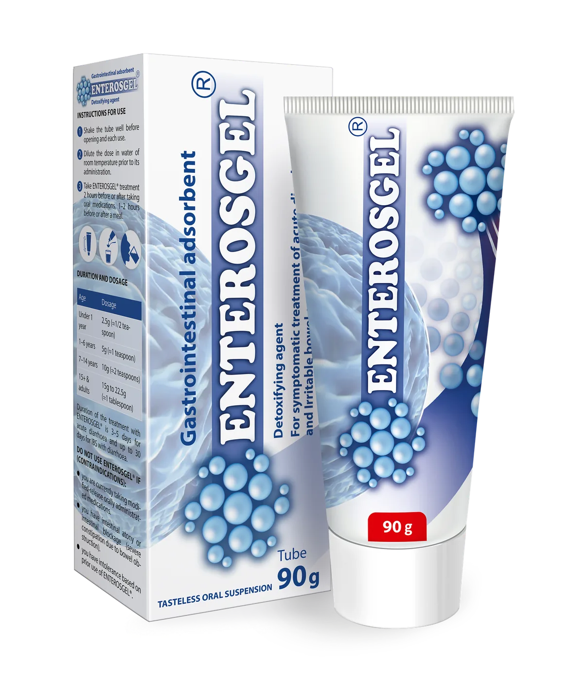 Enterosgel 90g tube and box